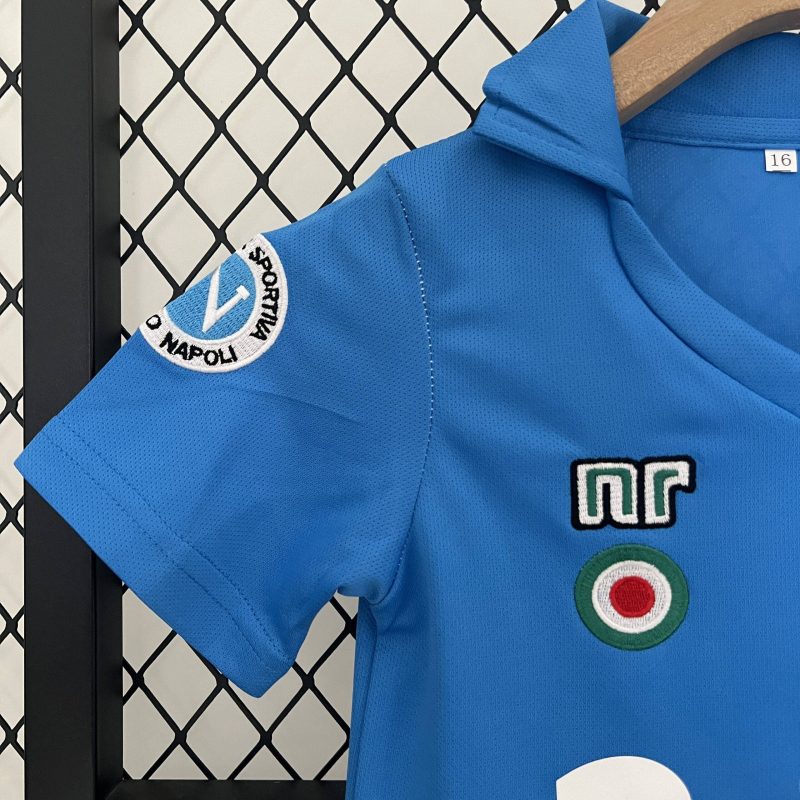 kids Napoli 87/88 home size: 16-28