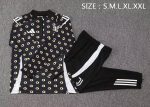 JUVENTUS TRAINING TRACKSUIT 20242025 BLACK PATTERN